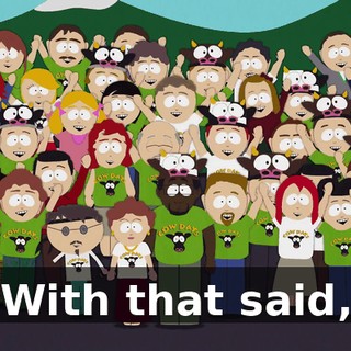 With that said,