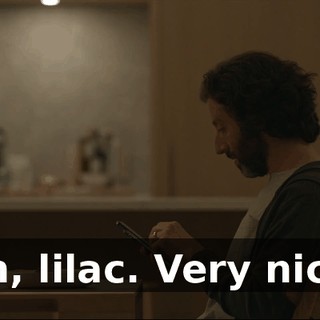 Uh, lilac. Very nice.