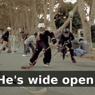 He's wide open!