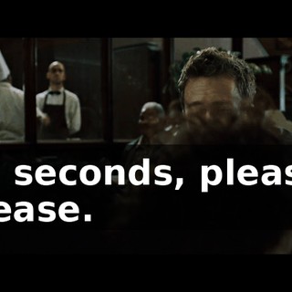 15 seconds, please, please.