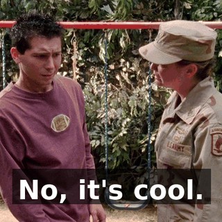 No, it's cool.