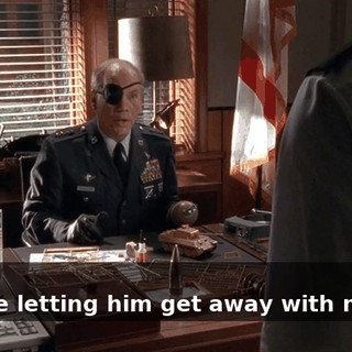 - Yes. - You're letting him get away with murder.