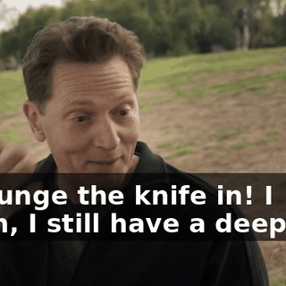 to plunge the knife in! I mean, I still have a deep hole