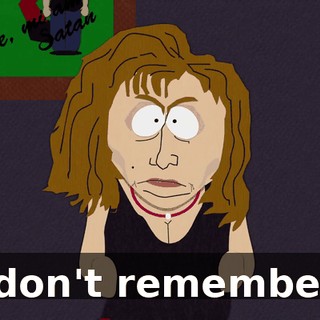 I don't remember!