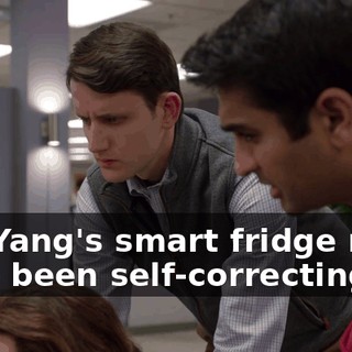 Jian-Yang's smart fridge must have been self-correcting.