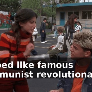 shaped like famous Communist revolutionaries.