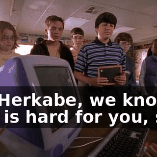 Mr. Herkabe, we know this is hard for you, so...