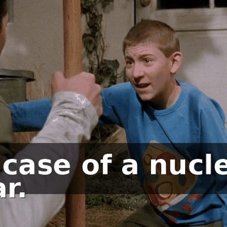 in case of a nuclear war.