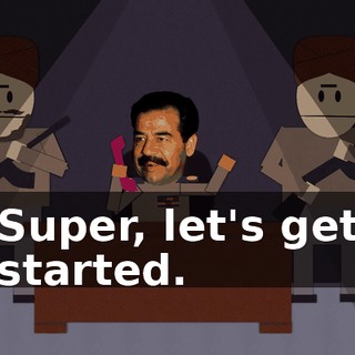 Super, let's get started.