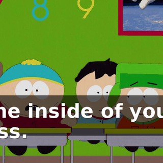 the inside of your ass.
