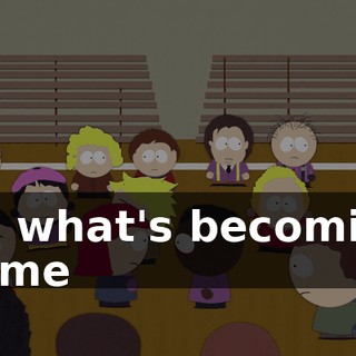 ♪ Oh what's becoming of me ♪