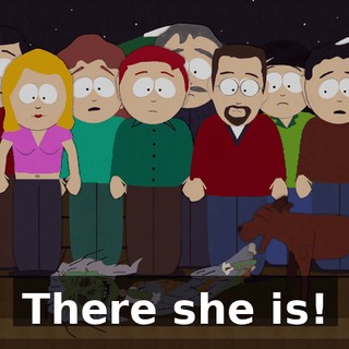 There she is!