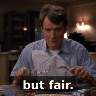 but fair.