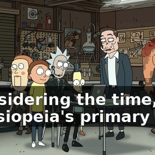 Considering the time, Cassiopeia's primary star