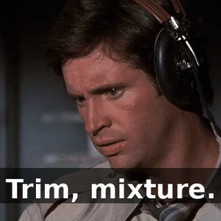 Trim, mixture.