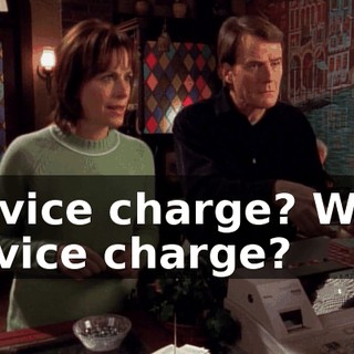 Service charge? What service charge?