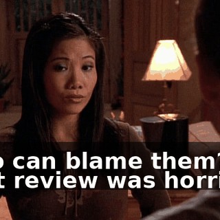 Who can blame them? That review was horrible.