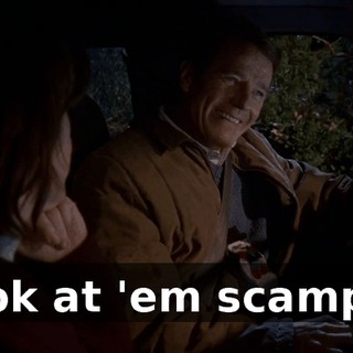 Look at 'em scamper.