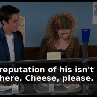 That reputation of his isn't going anywhere. Cheese, please.