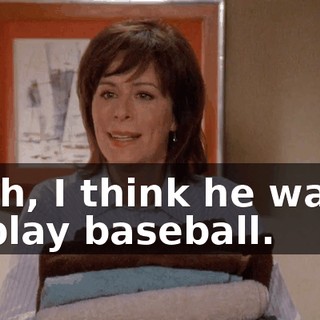Yeah, I think he wants to play baseball.