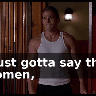 I just gotta say that women,