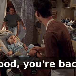 Good, you're back.