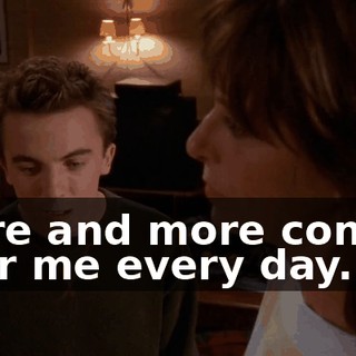 more and more control over me every day.