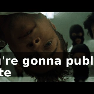 You're gonna publicly state