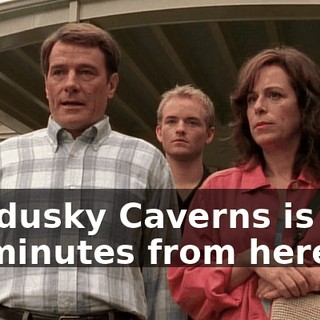 Sandusky Caverns is just 40 minutes from here.