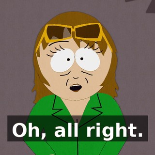 Oh, all right.