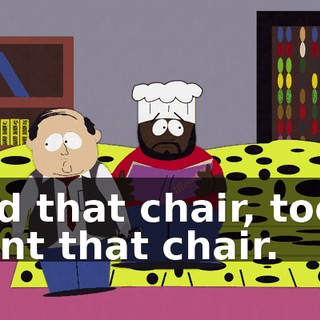 And that chair, too. I want that chair.