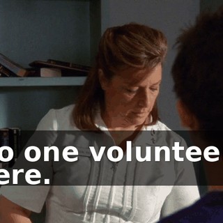 No one volunteers here.
