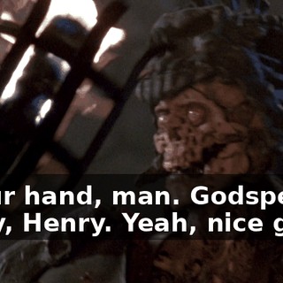 - Your hand, man. Godspeed ! - Hey, Henry. Yeah, nice goin'.