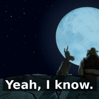 Yeah, I know.