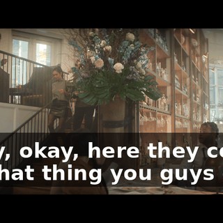 Okay, okay, here they come. Do that thing you guys do.