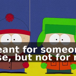 ♪ Meant for someone else, but not for me ♪