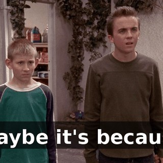 Maybe it's because
