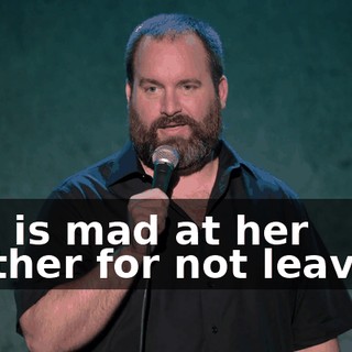 "Sis is mad at her brother for not leaving,