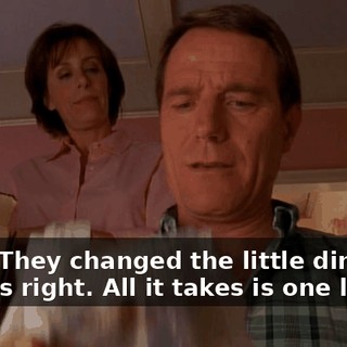 - Hey. They changed the little dinosaur. - That's right. All it takes is one look