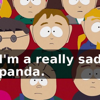 I'm a really sad panda.