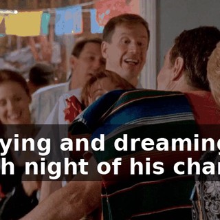♪ Praying and dreaming each night of his charms ♪