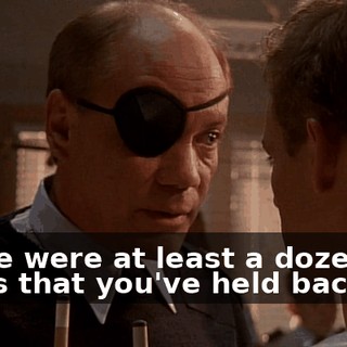 There were at least a dozen shots that you've held back on.