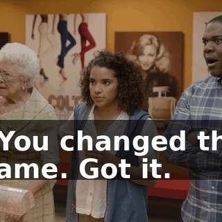 - You changed the name. Got it.
