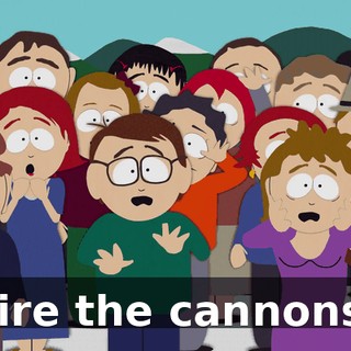Fire the cannons!