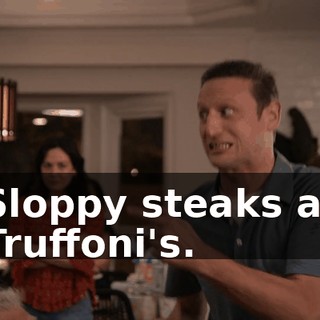 Sloppy steaks at Truffoni's.
