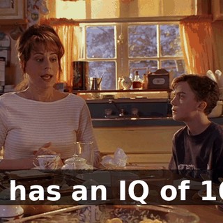 He has an IQ of 165.