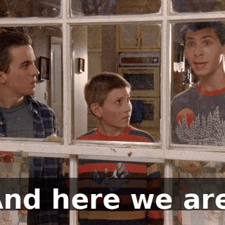 And here we are.