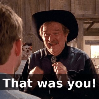 That was you!