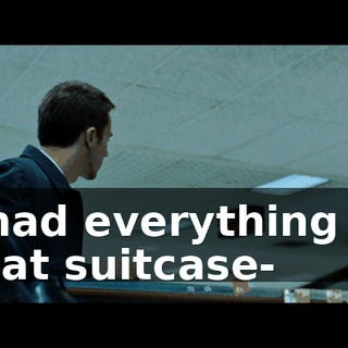 I had everything in that suitcase-