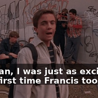 I mean, I was just as excited the first time Francis took us.